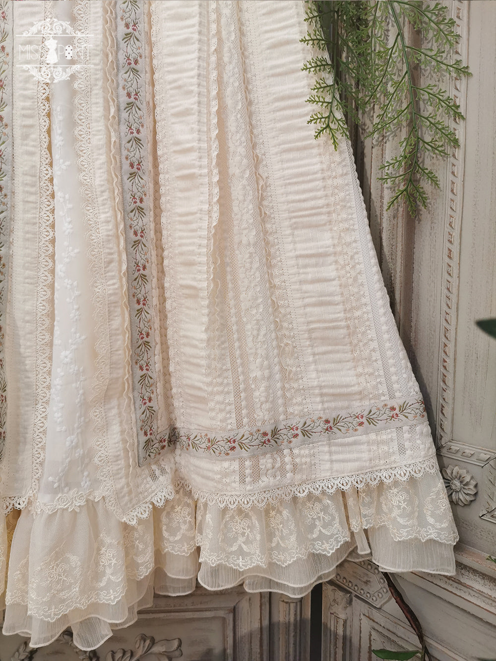 Miss Point - The Sally Gardens - Fish Bone High Waist Lolita Skirt