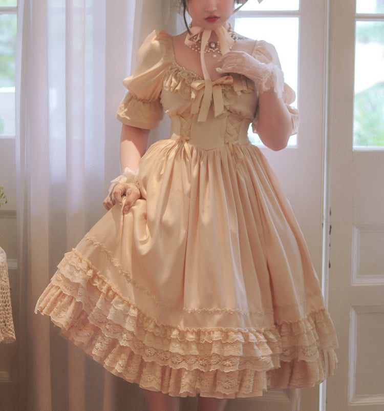 Sweet Wood - CLA Vintage French Lolita OP Dress
