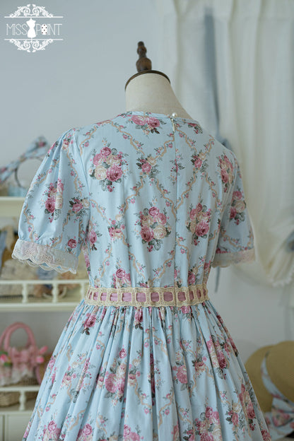 Miss Point - Happy Summer Elegant Lolita Floral OP Dress