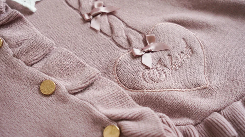 Dark Star Island - Sugar Frost - Sweet Lolita Cardigan Knit Embroidered Sweater