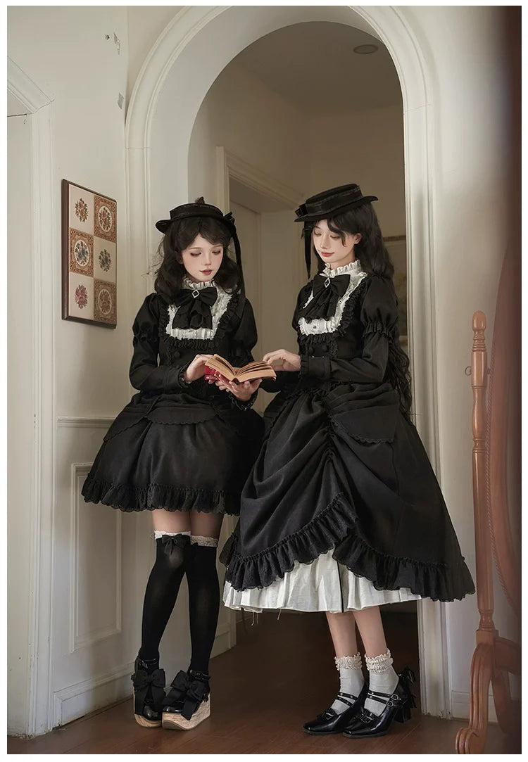 With PUJI - Fog City Time Difference - Classic Lolita SK & Blouse Suit