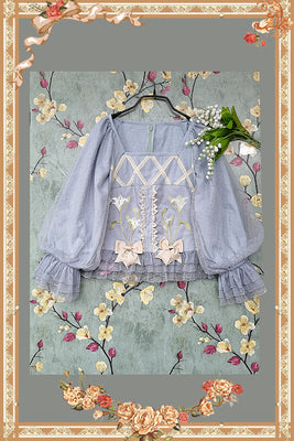 Infanta - Melaleuca Lily - Embroidery Country Lolita Blouse and Skirt