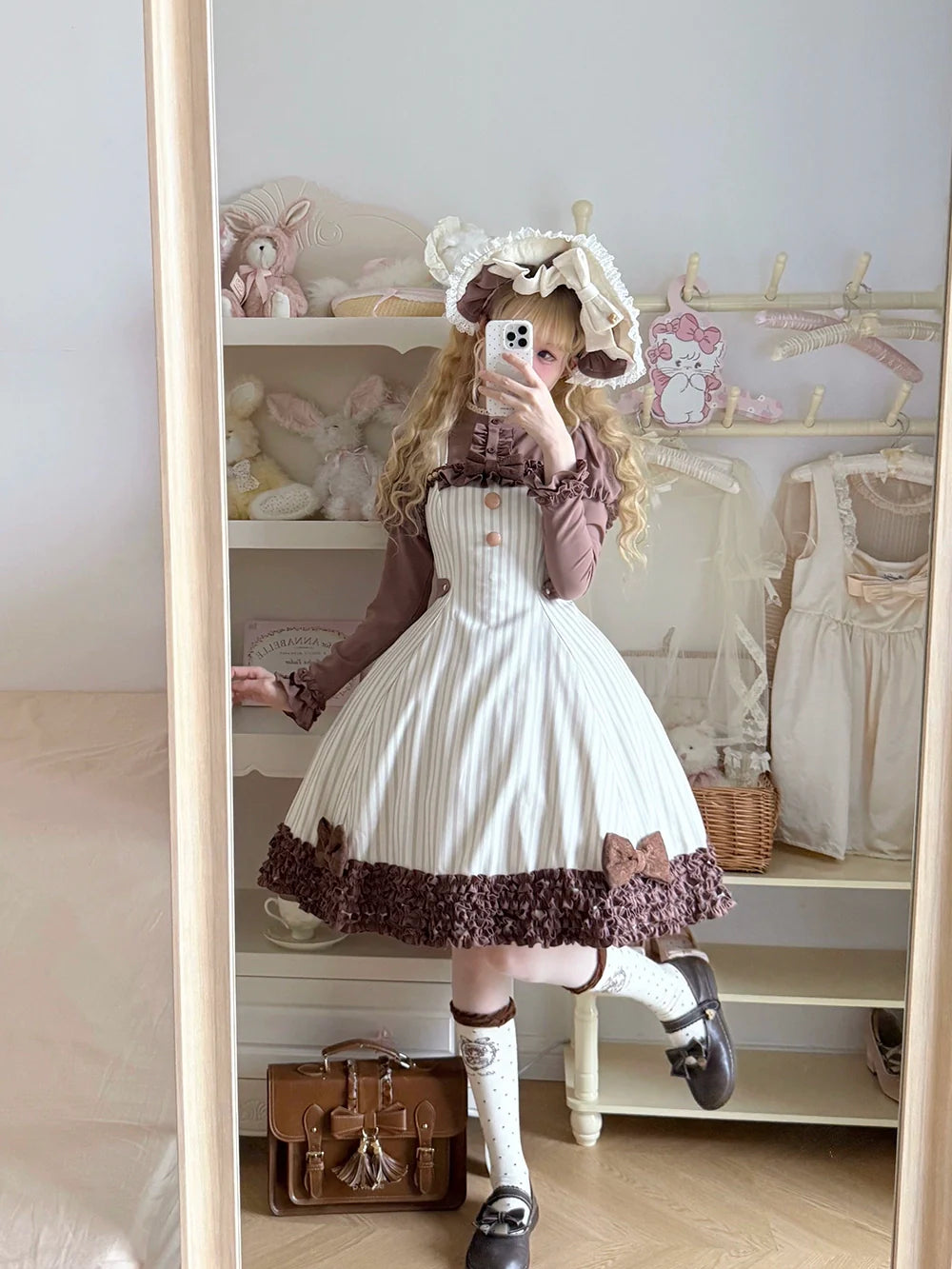 Miss Point - Classic Lolita JSK Customized Stripe Lolita Dress