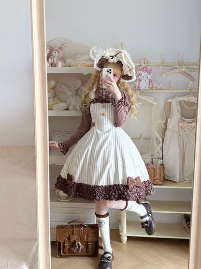 Miss Point - Classic Lolita JSK Customized Stripe Lolita Dress