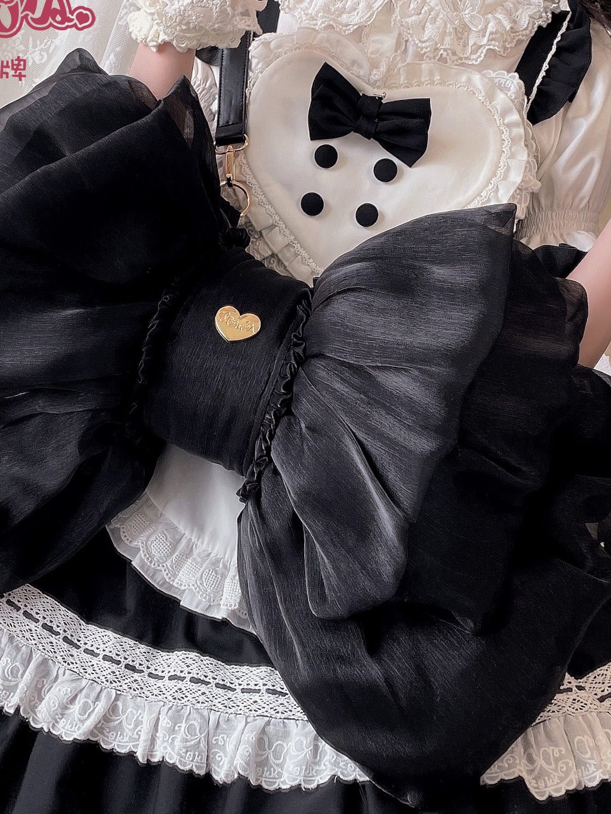 Boguta - Satin Butterfly Bow Bag Versatile Elegance Lolita Bag