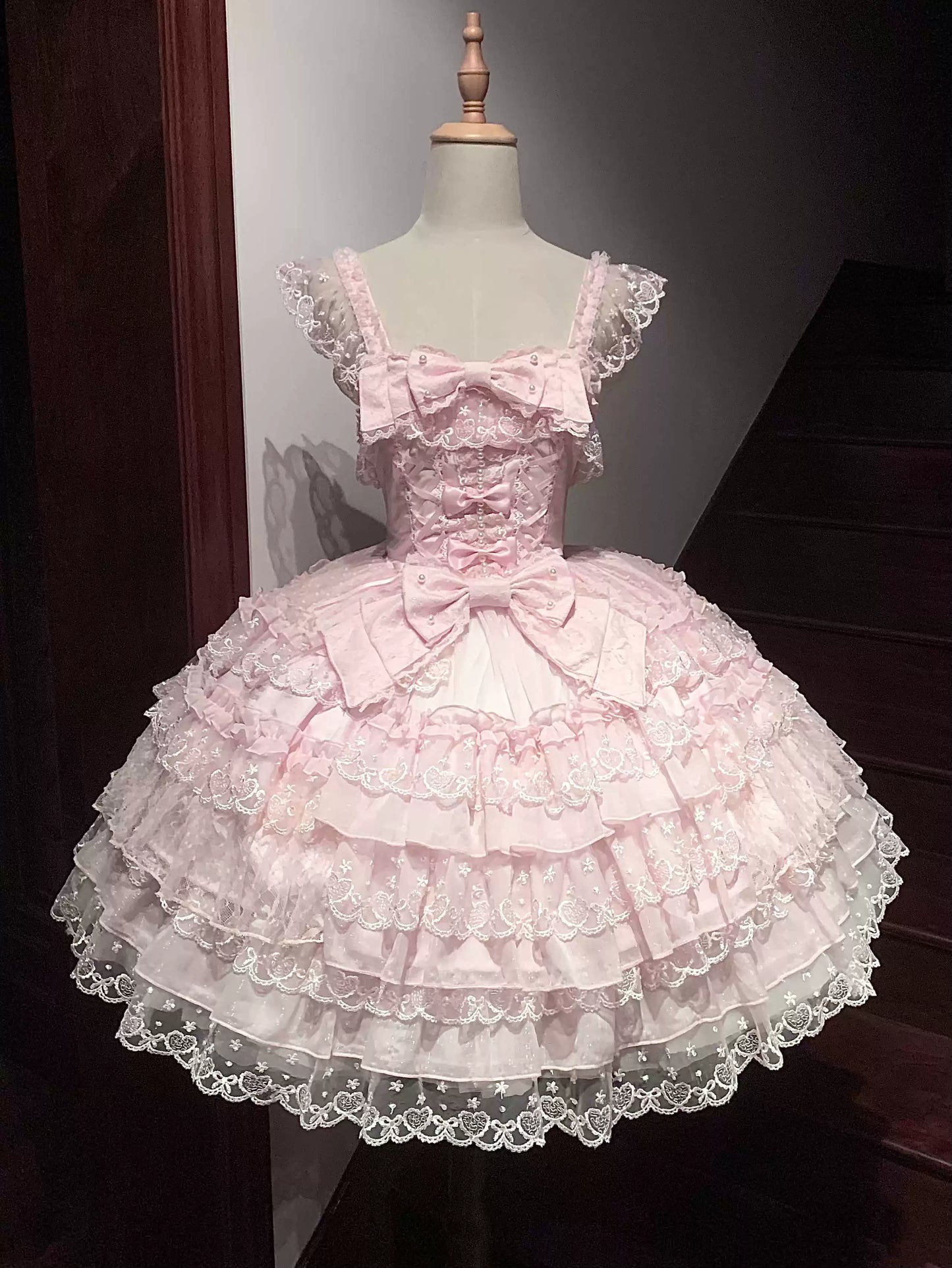 Sugar Girl - Love Overture - Sweet Lolita JSK, Tiered Ruffles Dress