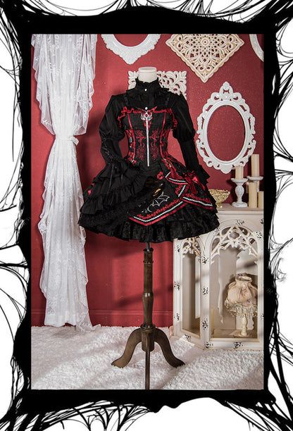 Ocelot - Gothic Lolita Halloween Bat Blouse