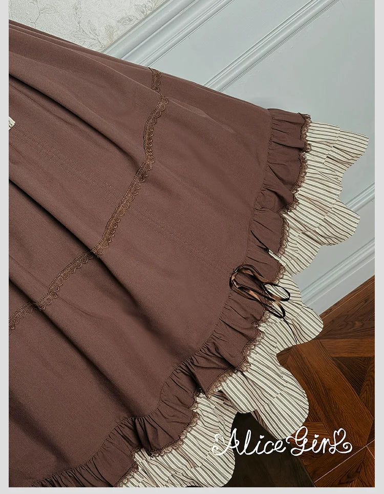 Alice Girl - Duke of Victoria - Classic Lolita SK & Overskirt Set