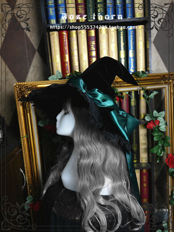 Rose Thorn - Holy Cross - 12 Colors Lolita Halloween Witch Hat