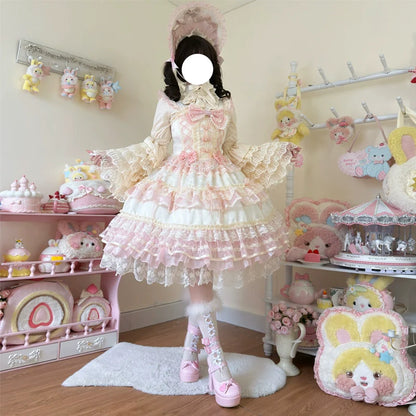 Hanguliang - Star Love Song - Wedding Sweet Lolita JSK Suit Doll-like Dress