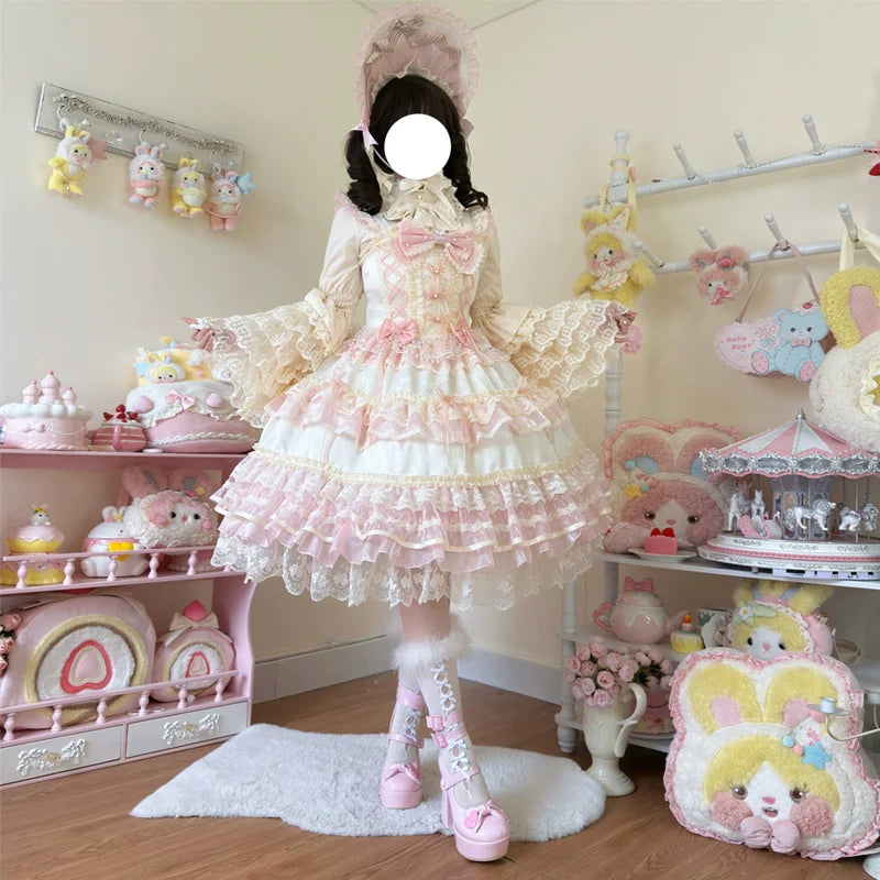 Hanguliang - Star Love Song - Wedding Sweet Lolita JSK Suit Doll-like Dress
