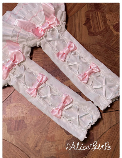 Alice Girl - Old School Polka Dots - Sweet Lolita BNT & Detachable Sleeves