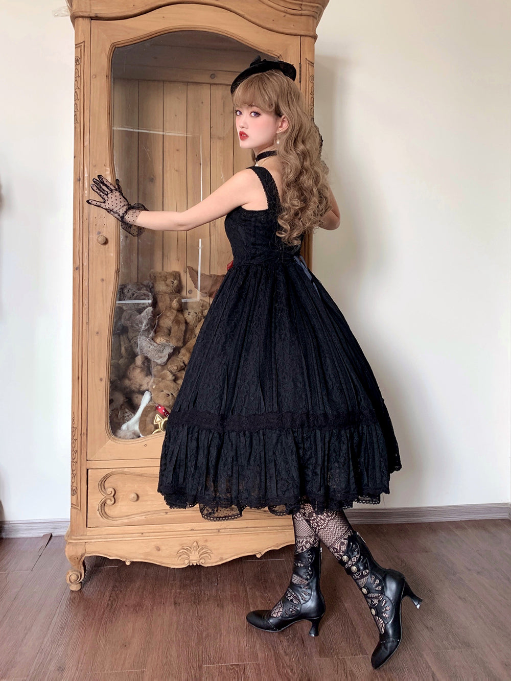 Miss Point - Woody Rose - Retro Classic Lolita JSK