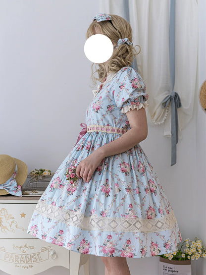 Miss Point - Customized Elegant Lolita OP Dress Cute Daily Girl Short Lolita Dress