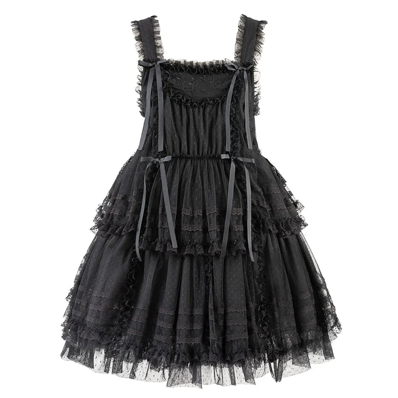 Polyhymnia - Secret Forest - Classic Lolita JSK Dress Multi-layered Dress Summer Gauze Dress