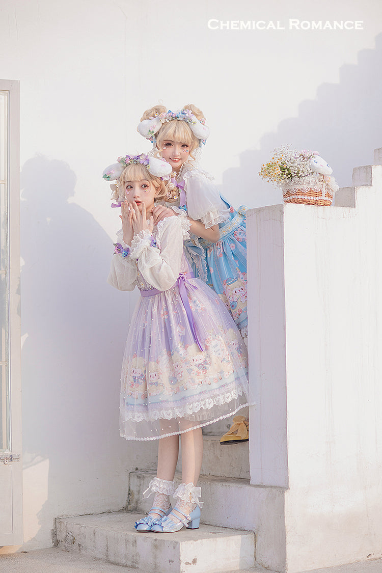 Chemical Romance - Lamb Postman - Sweet Lolita Printed JSK Dress