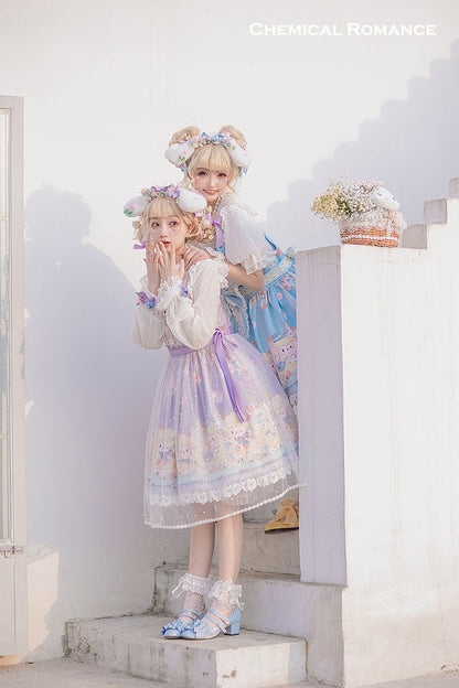 Chemical Romance - Lamb Postman - Sweet Lolita Printed JSK Dress