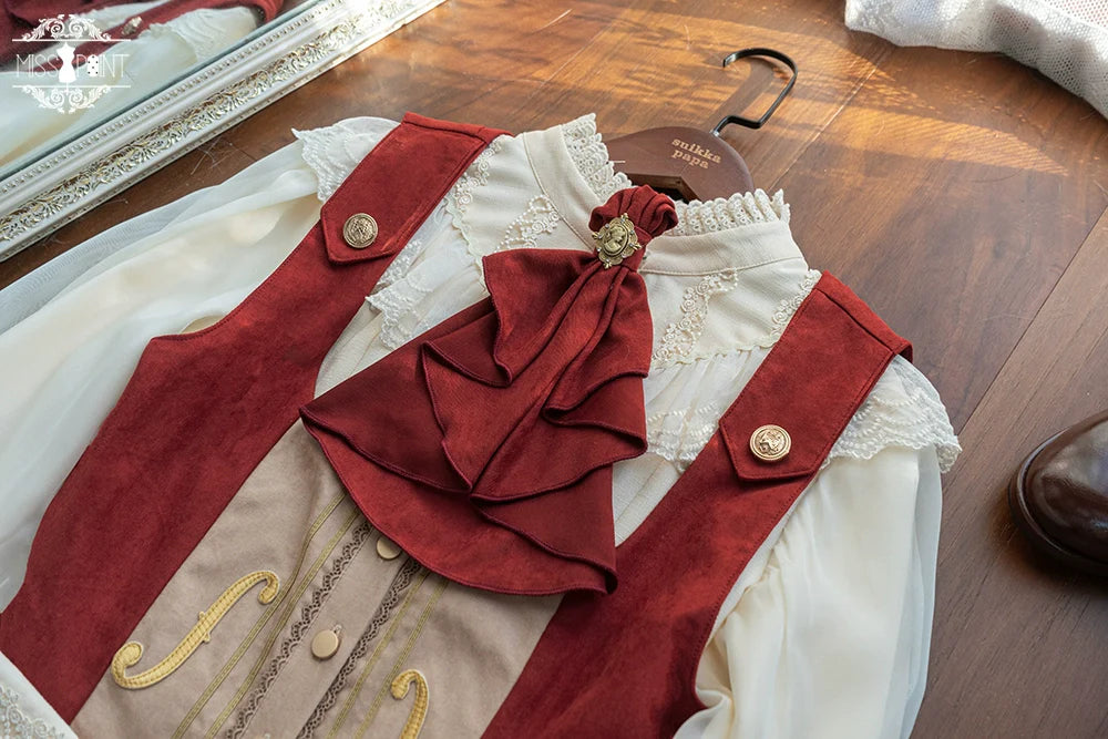 Miss Point - Golden Movement - Elegant Lolita Waistcost Short Vest Customized