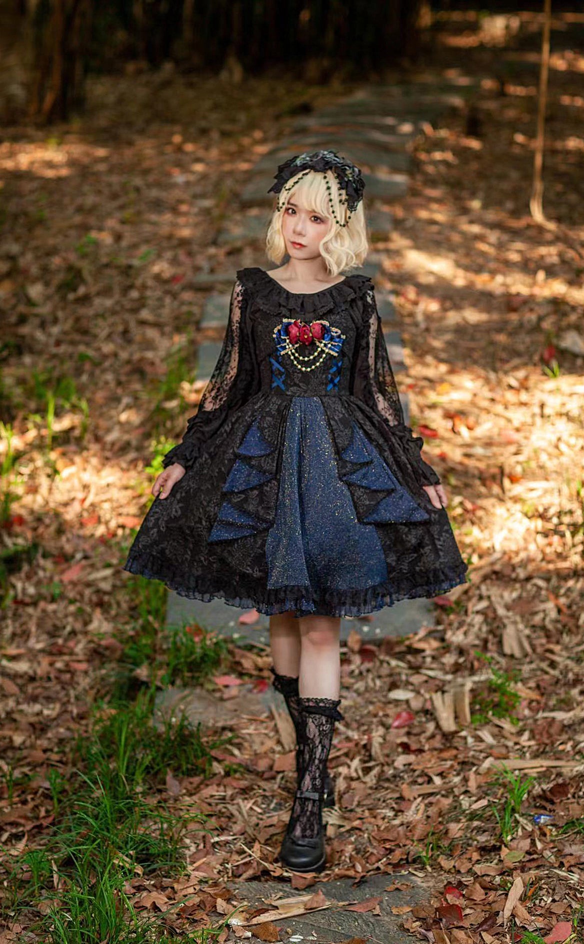 Infanta - Singer - Lolita Plain Color JSK Dress