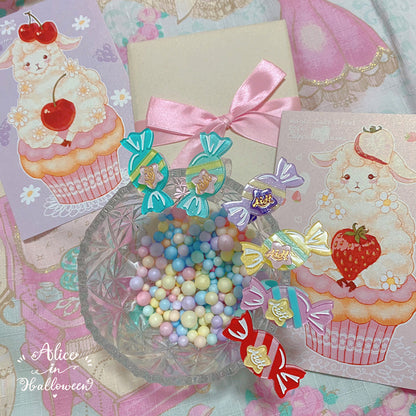 Halloween Alice - Rainbow Candy - Sweet Lolita Ring Hairclip