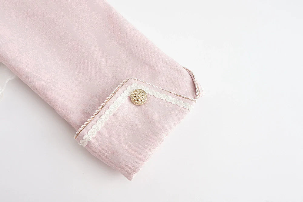 Immortal Thorn - Immortal Glass Castle - Ouji Lolita Handsome Prince Style Pink Long Coat