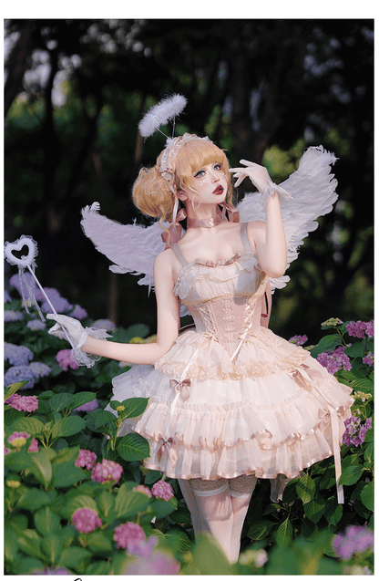 ZhiJinYuan - Time Waltz - Sweet Lolita Short Dress Ballet Style JSK