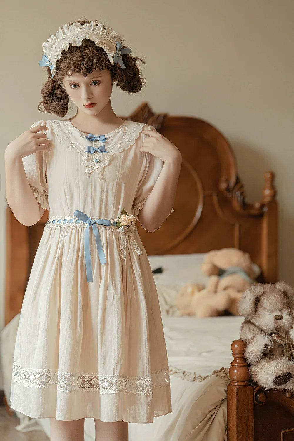 Miss Point - Customized Elegant Lolita OP Dress Cute Daily Girl Short Lolita Dress