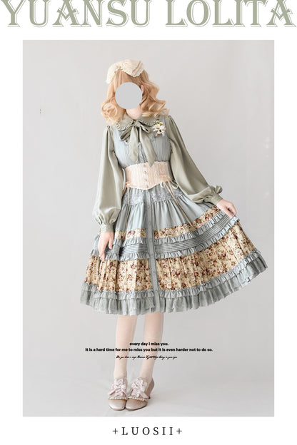 YuanSu - Mayer's Whisper - Vintage Lolita Large Sleeve Blouse