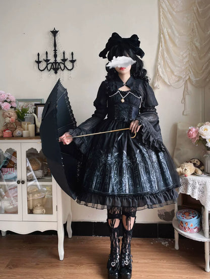 Sugar Girl - Silent Night Church - Gothic Lolita JSK Dress & Bolero