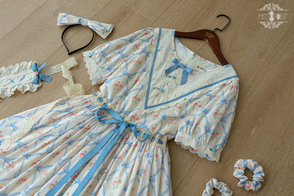 Miss Point - Happy Summer Elegant Lolita Floral OP Dress