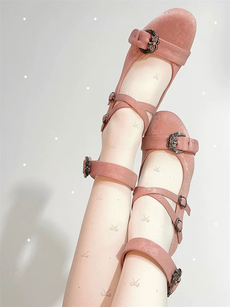 MR.Qiutian - Velia - Elegent Lolita Shoes CLA Thick Heel Shoes