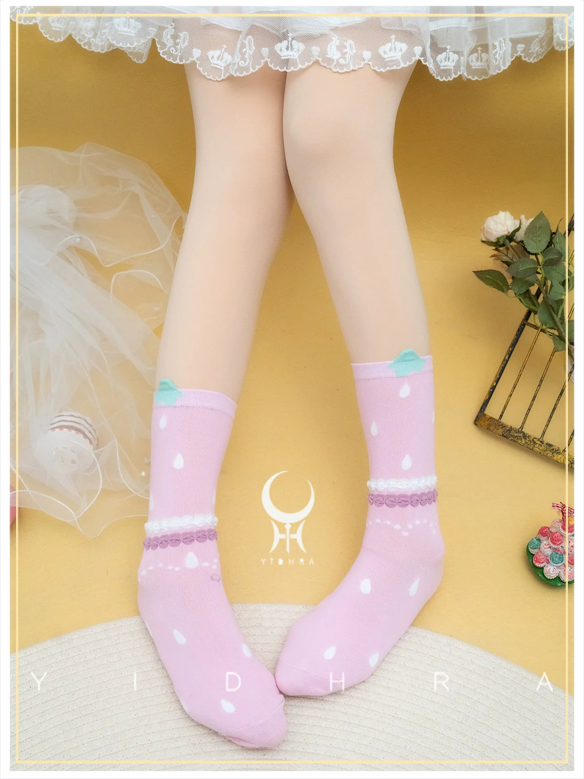 Yidhra - Christmas Lolita Socks Sweet Ankle Socks