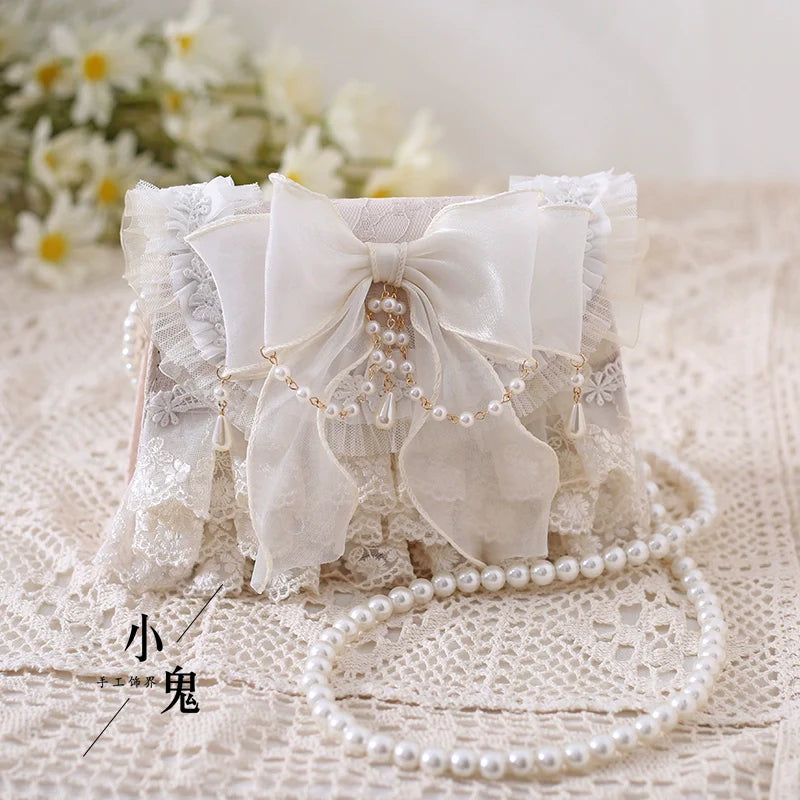 Xiaogui - Elegant Lolita Handbag Ivory Tea Party Lolita Bag