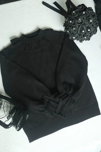 Forest Fluorescent Carps - Sweet Lolita Sweater Autumn and Winter Lolita Inner Wear