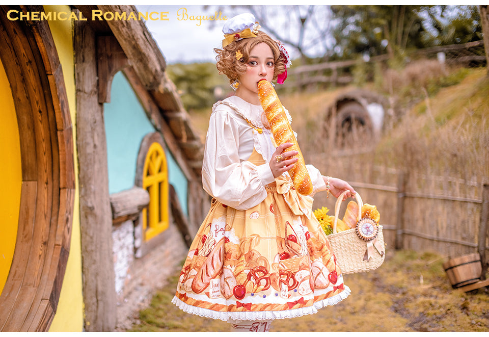 Chemical Romance - Bread New Out of the Oven - Elegant Lolita Salopette Dress