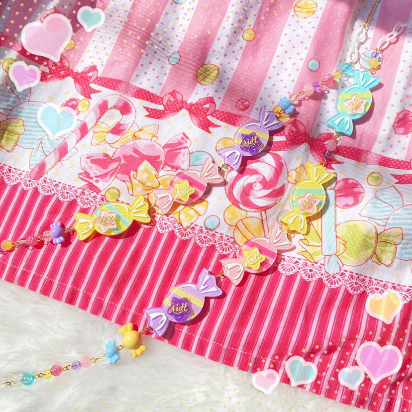 Halloween Alice - Sweet Lolita Candy-Shaped Necklace