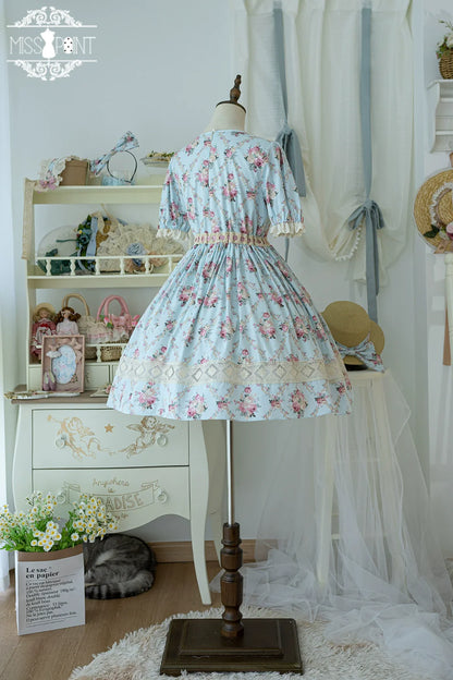 Miss Point - Customized Elegant Lolita OP Dress Cute Daily Girl Short Lolita Dress