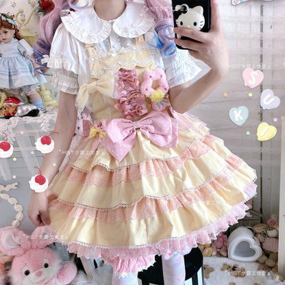 MIST - Creamy Condensed Milk - Kawaii Lolita Shirt Soft Girl Short-sleeved