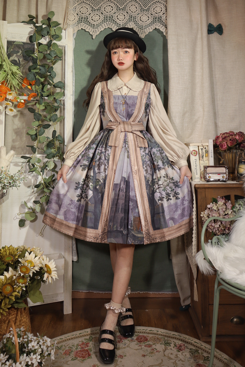 YuanSu - Mayer's Whisper - Vintage Lolita Large Sleeve Blouse