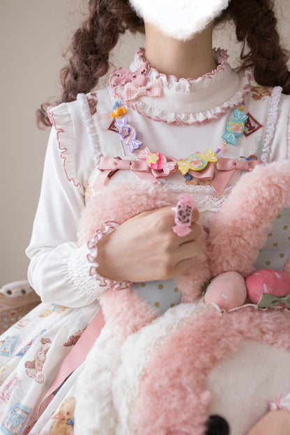 Halloween Alice - Sweet Lolita Candy-Shaped Necklace