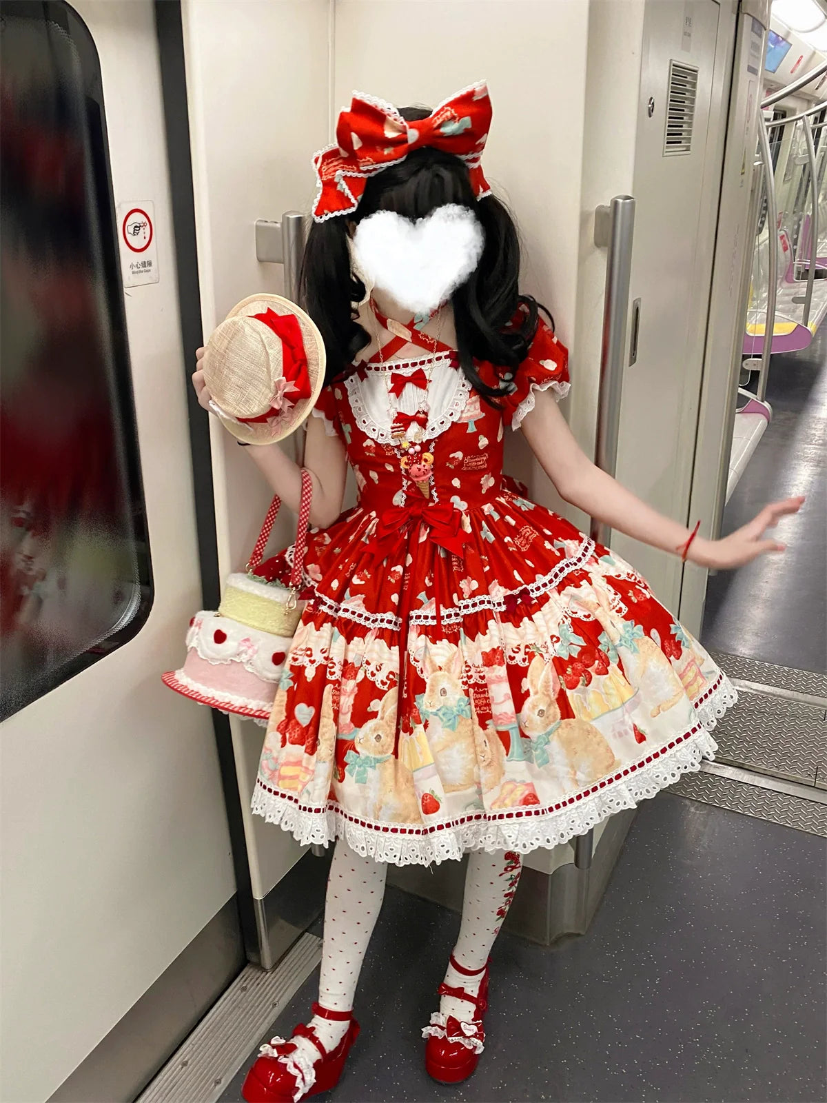 Dark Star Island - Honey Bunny Cake - Sweet Lolita JSK/OP/Strap SK/Shirt