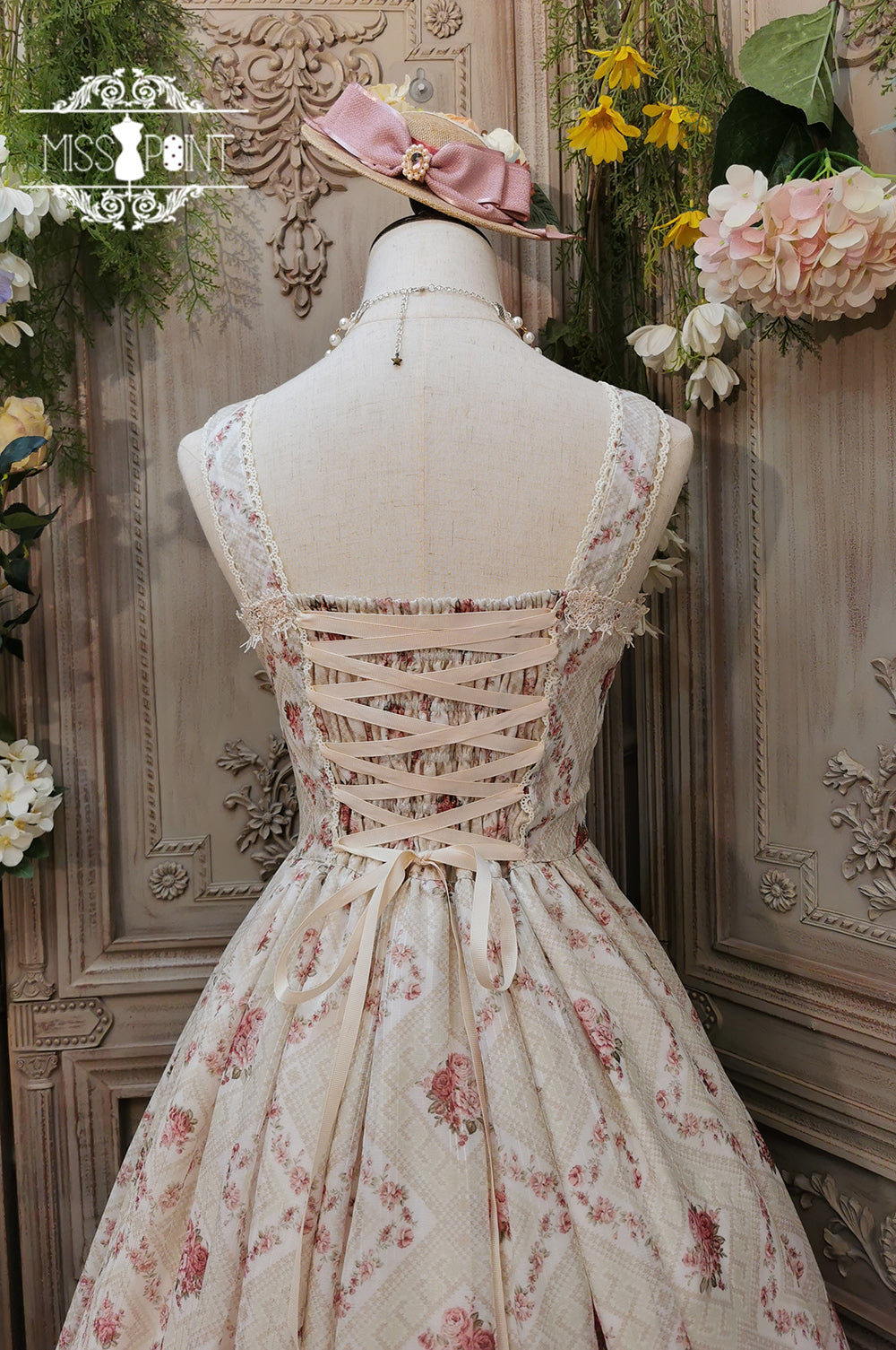 Miss Point - Woody Rose - Elegant Floral Lolita JSK Dress