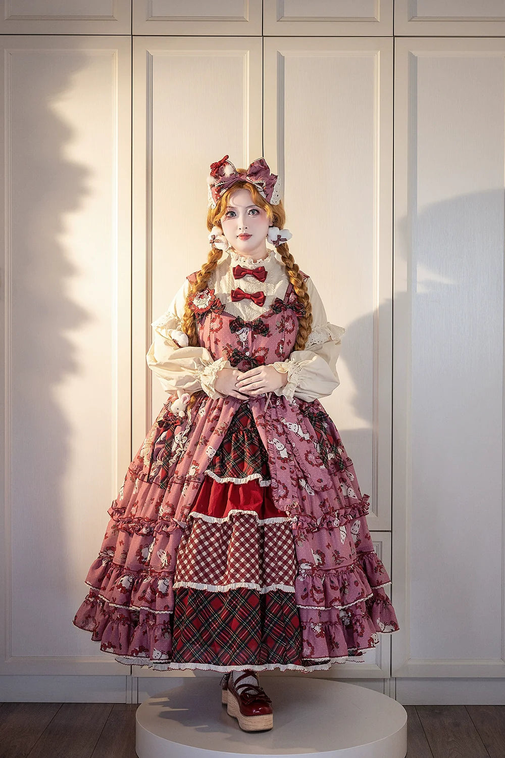 Miss Point - Forest Berry Bunny - Sweet Lolita JSK Elegant Bunny Print Dress