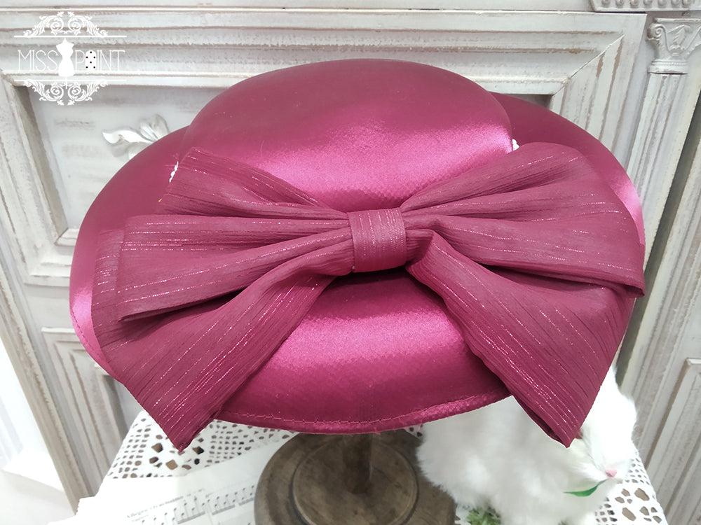 Miss point - Rhine Riverside - Summer Bow Lolita Top Hat