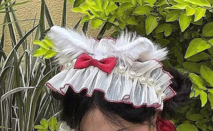 Polaris Lolita - Mermaid - Lolita Inspired Swimsuit with Tulle Overlay and Trailing