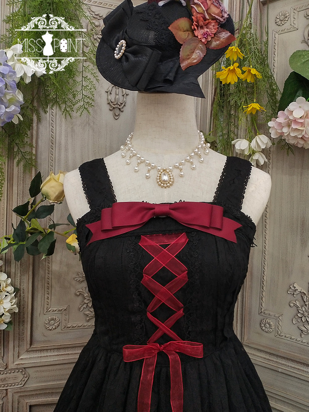 Miss Point - Woody Rose - Retro Classic Lolita JSK