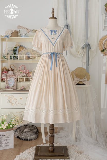 Miss Point - Happy Summer Elegant Lolita Floral OP Dress