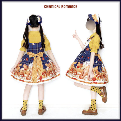Chemical Romance - Bread New Out of the Oven - Elegant Lolita Salopette Dress