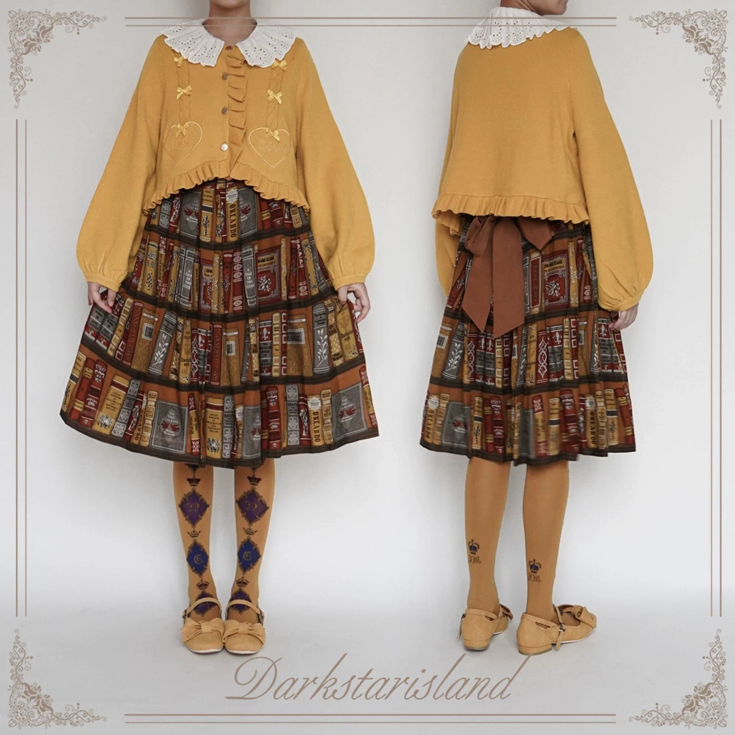 Dark Star Island - Sugar Frost - Sweet Lolita Cardigan Knit Embroidered Sweater