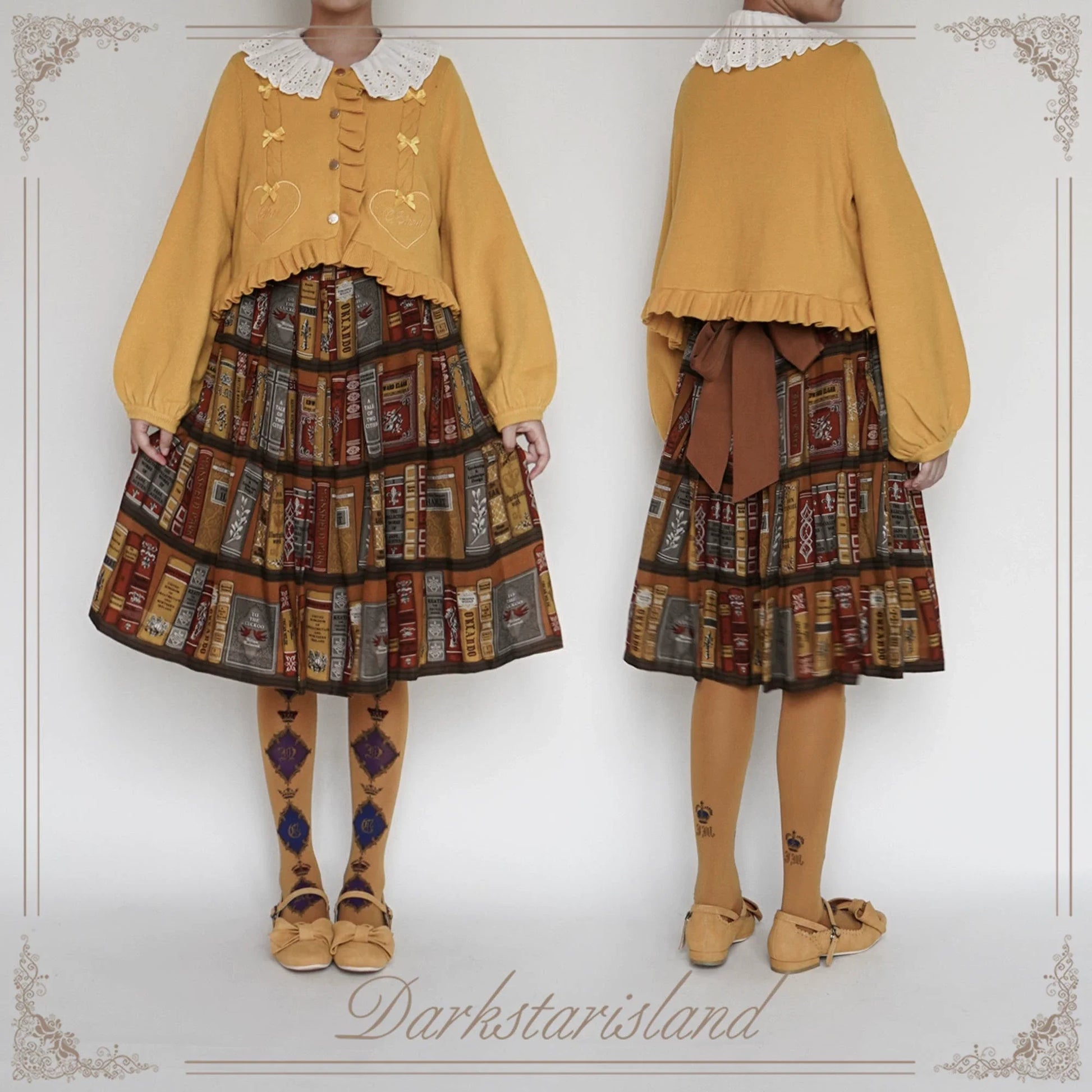 Dark Star Island - Sugar Frost - Sweet Lolita Cardigan Knit Embroidered Sweater